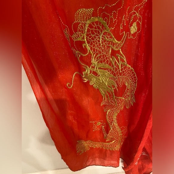 Oriental Shawl/Wrap/Decorative Scarf - Picture 3 of 6